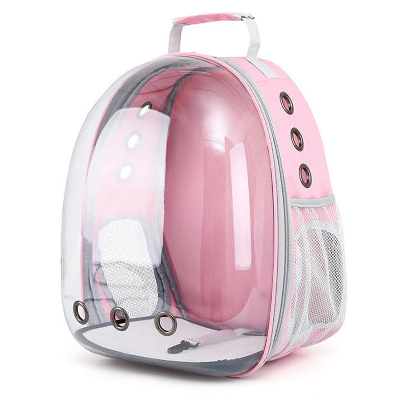 Travel Transparent Pet Cat Carrier Bag Outdoor Portable Backpack for Cats Small Dogs Breathable Cat Carrying Bag Pet Supplies