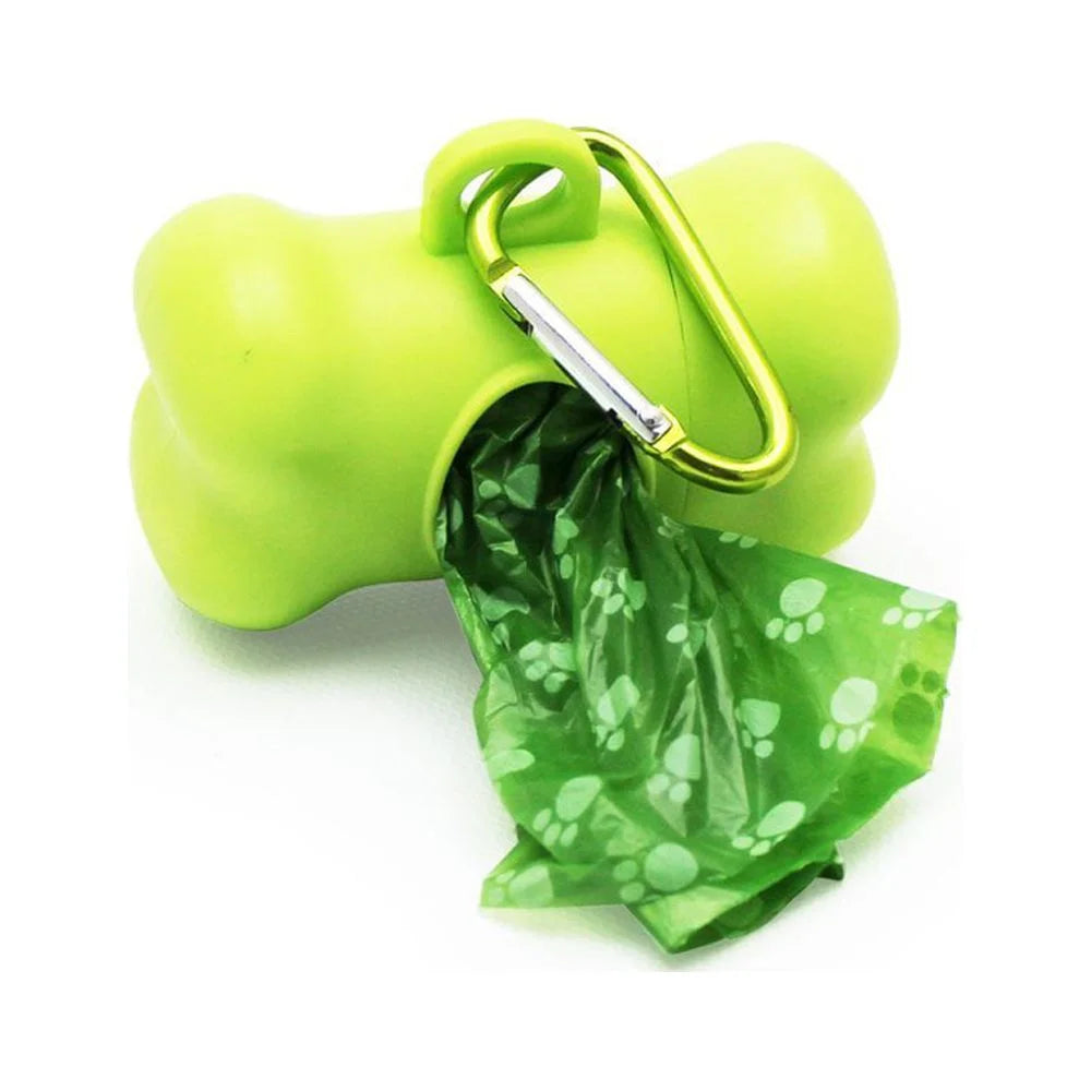 ® Biodegradable Lavender Scented Poop Bags (420-Count) with Dispenser with Stainless Steel Carabiner Clip