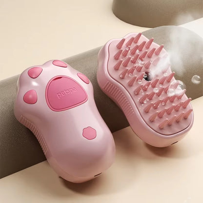 3In1Steampetdogbrushcat Steam Brush Electric Spray Cat Hair Brush Comb